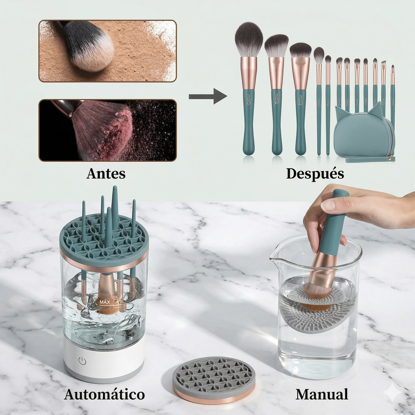 Estación de Limpieza para Brochas