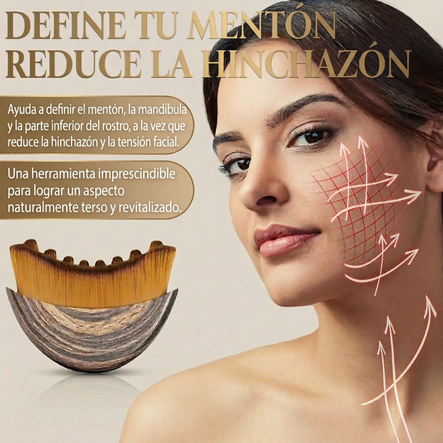 Cepillo de Drenaje Linfático y Gua Sha